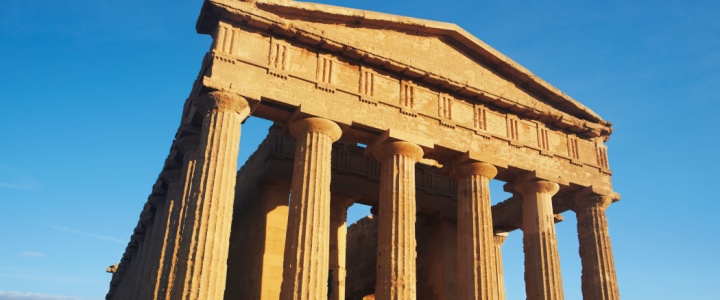 An ancient Greek monument